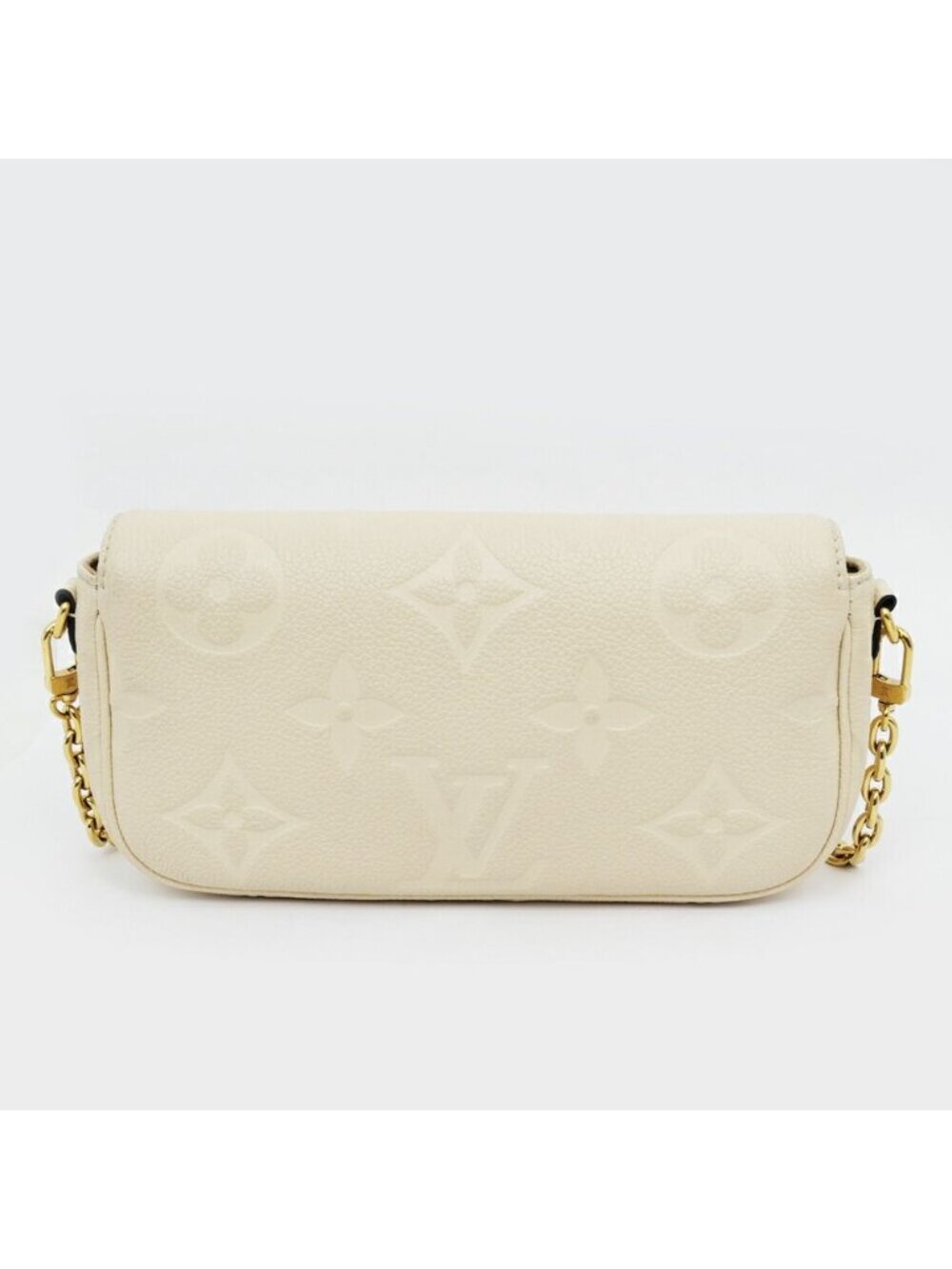 Louis Vuitton Monogram Empreinte Wallet on Chain Ivory Cream 3way Shoulder - Picture 8 of 10